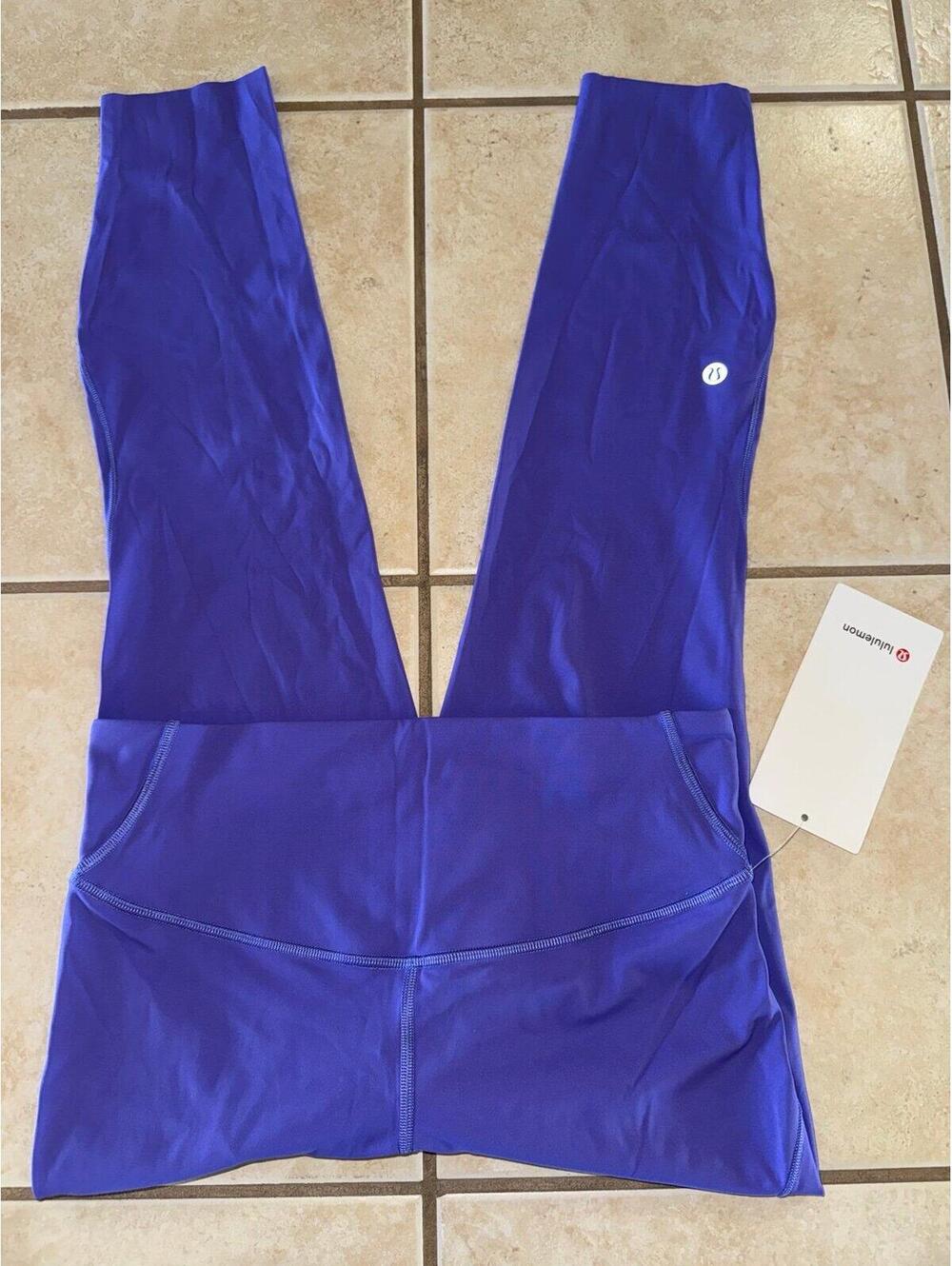 Lululemon Base Pace High Rise 25” Charged Indigo Size 8 NWT